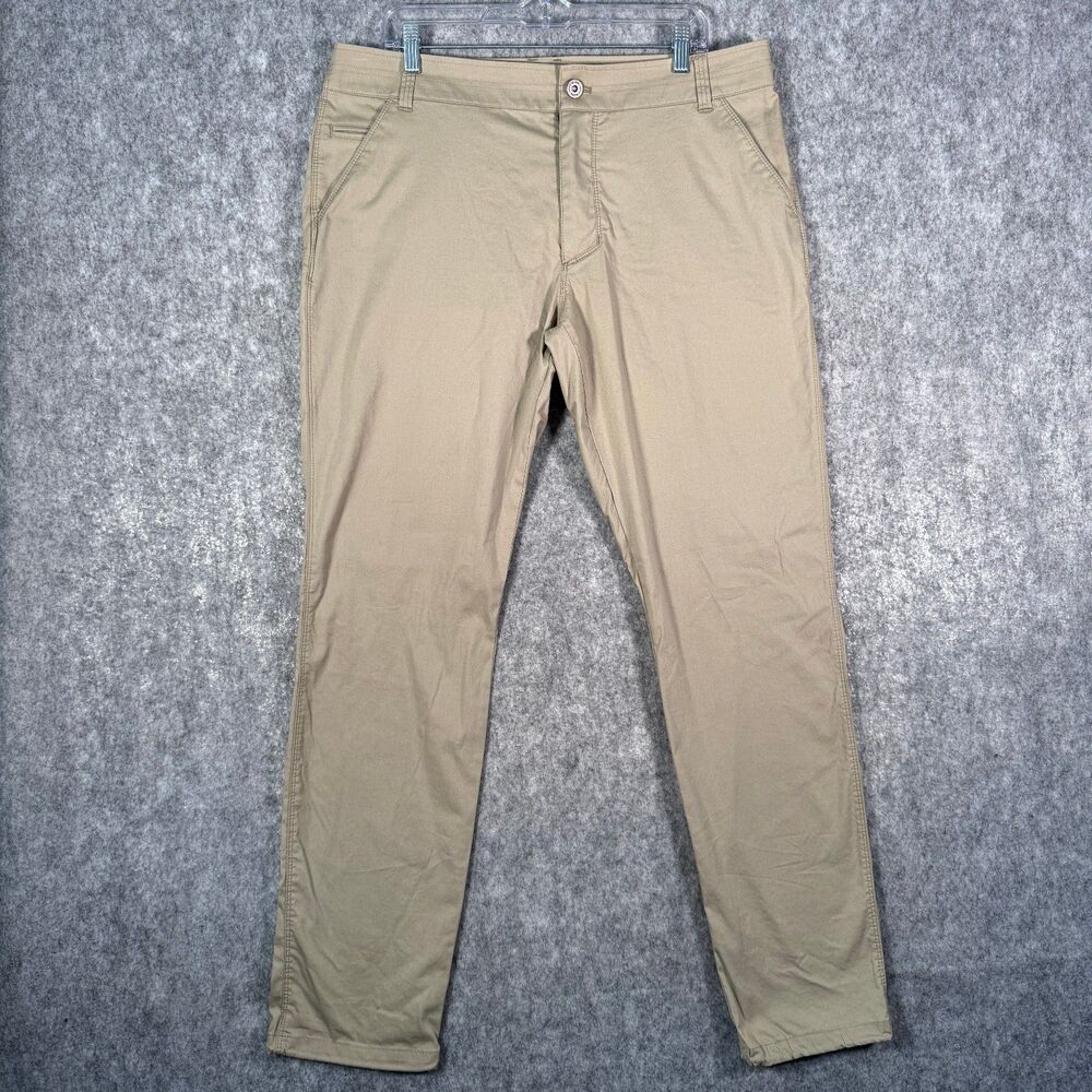 Kuhl Resistor Lite Chino Pants Mens 36x30 Beige Outdoor Performance Hiking